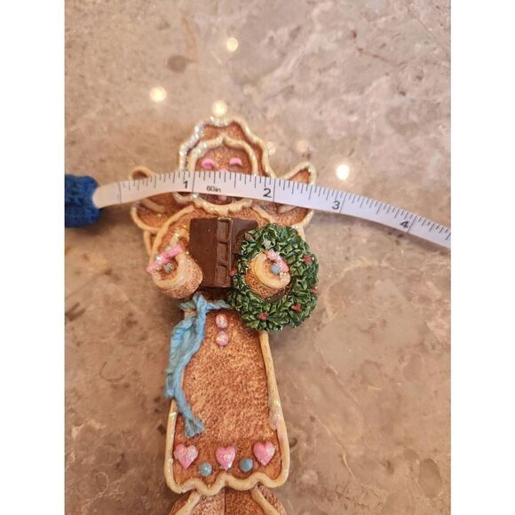 Ganz gingerbread angel choir with stocking hook - Picture 8 of 9